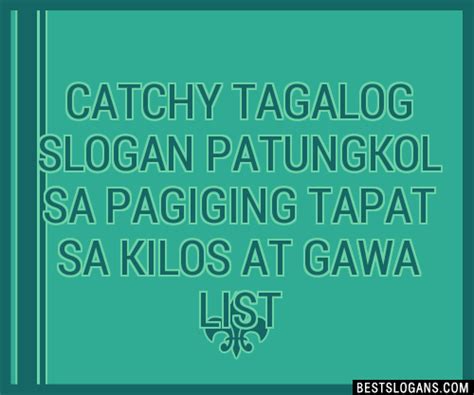 100+ Catchy Tagalog Business Slogans 2024 + Generator .
